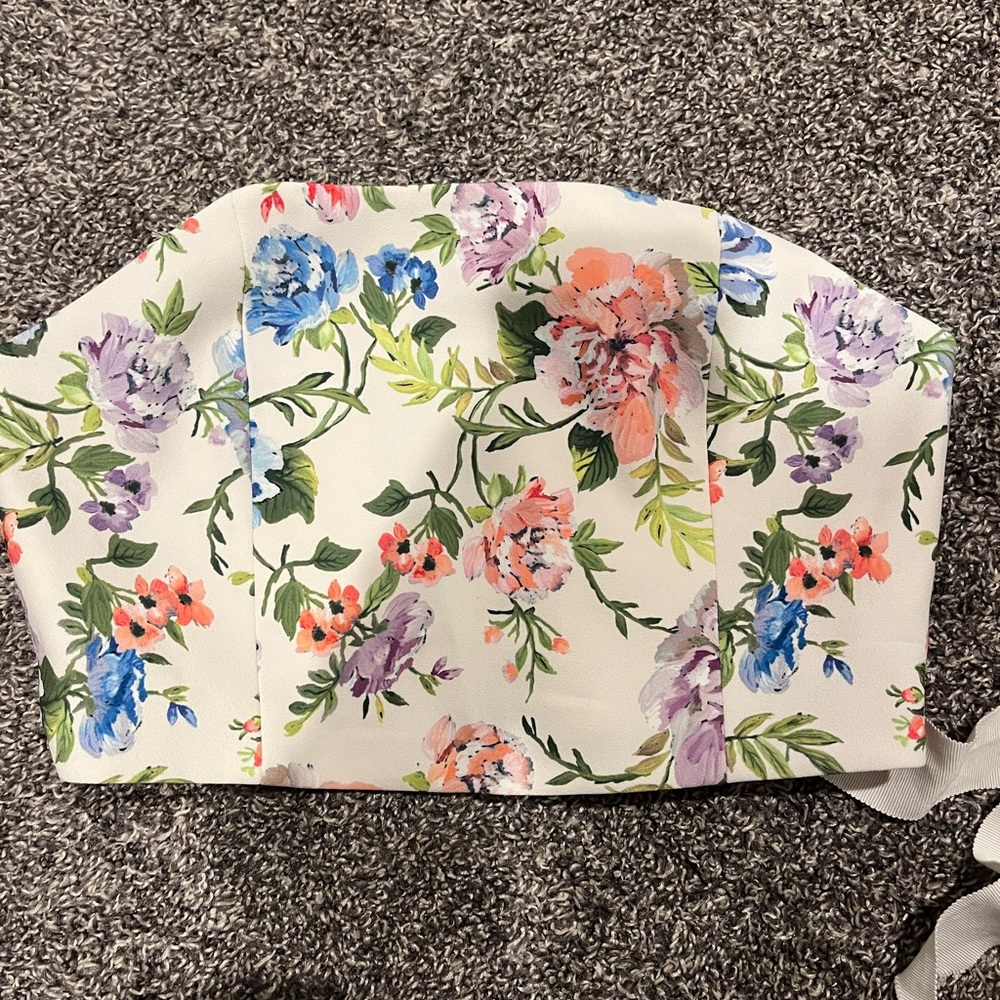 Floral corset top!